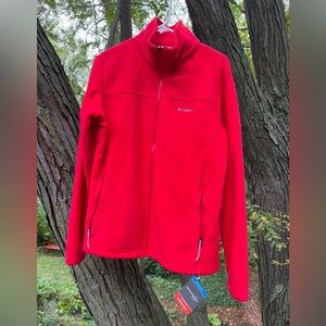 Columbia fleece jacket, L, new!